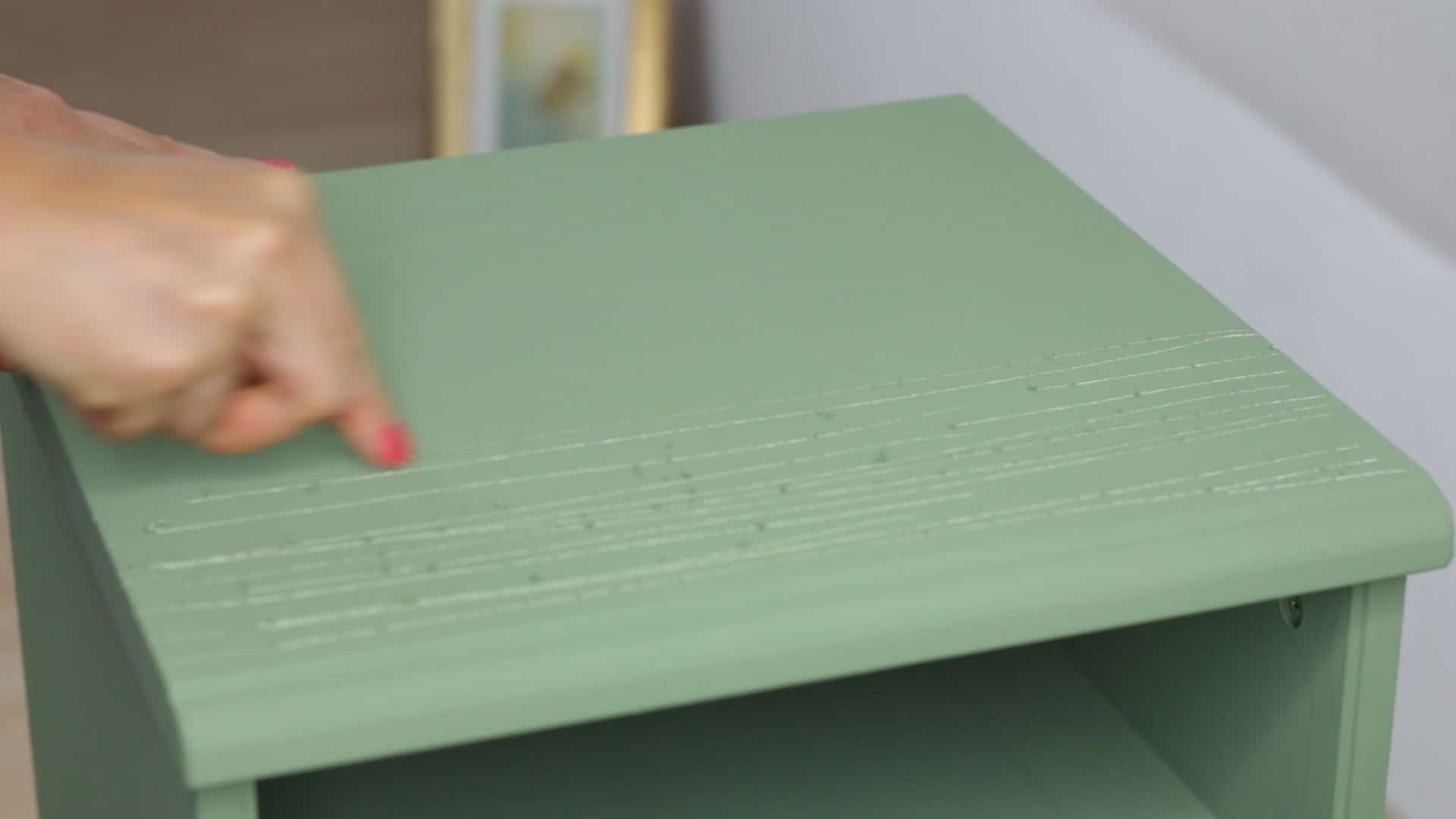 Shabby chic: ikea nachttisch aspelund umgestalten