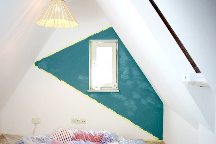 Schlafzimmer einrichten mit mehreren günstigen diy ... Kreativ streichen