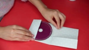 CD-Hülle aus Papier falten