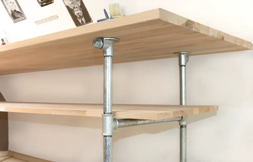 DIY Tisch aus Rohren selber bauen - aka XXL Regal