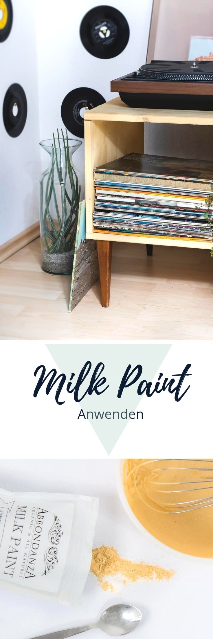 Milk Paint anwenden Möbel streichen