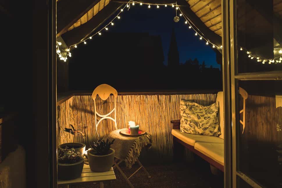 Kleinen Balkon einrichten
